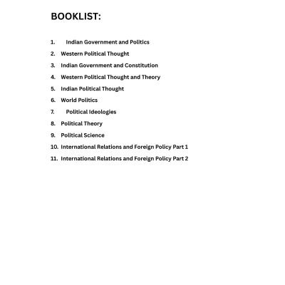 Shbhra Ranjan handwritten booklist