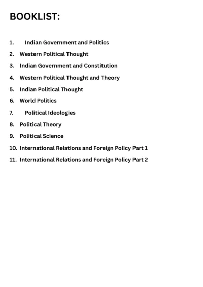 Shbhra Ranjan handwritten booklist