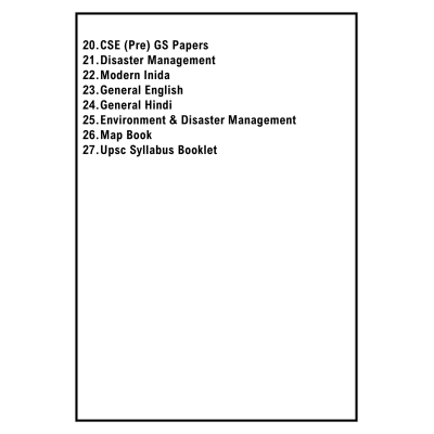 Drishti IAS Notes 2025-26 English GS printed booklets