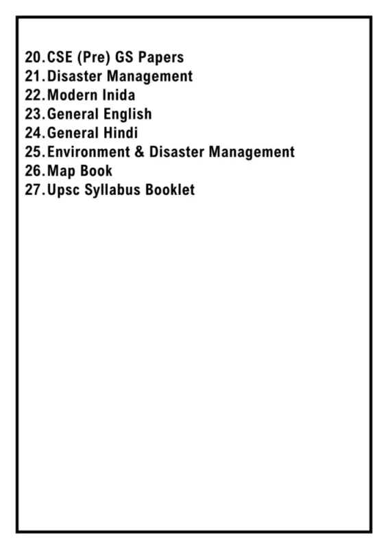 Drishti IAS Notes 2025-26 English GS printed booklets