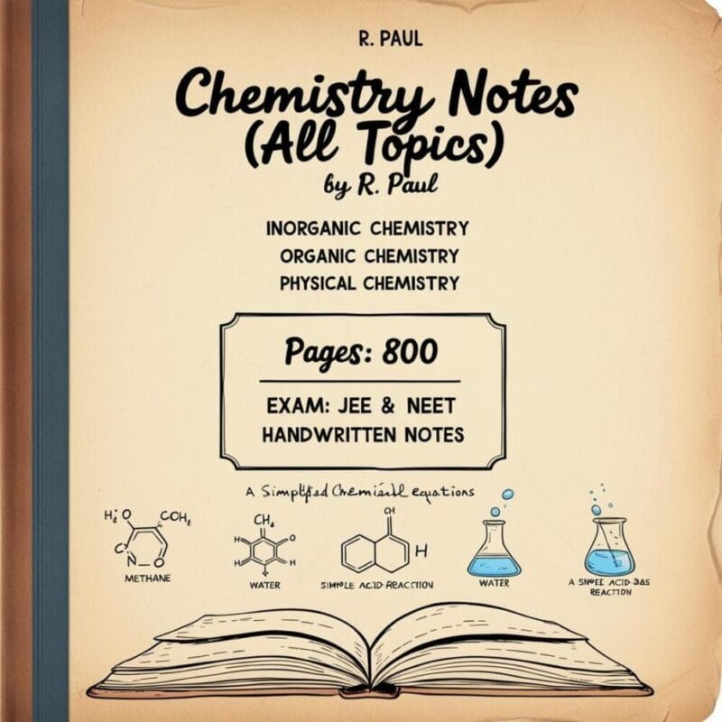 R. Paul Chemistry Notes (All Topics) β NOTES study material