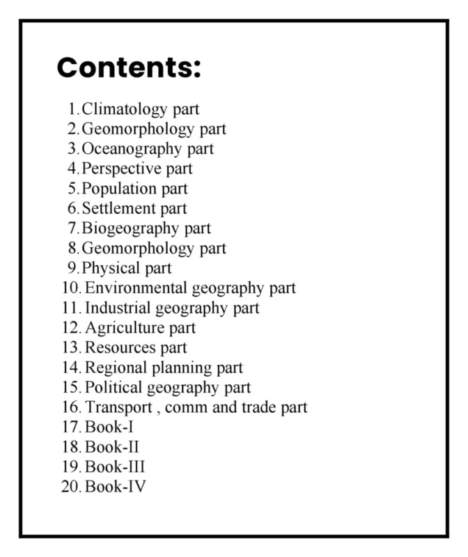 Himanshu Sharma Geography Notes for 2025-26 printed booklets
