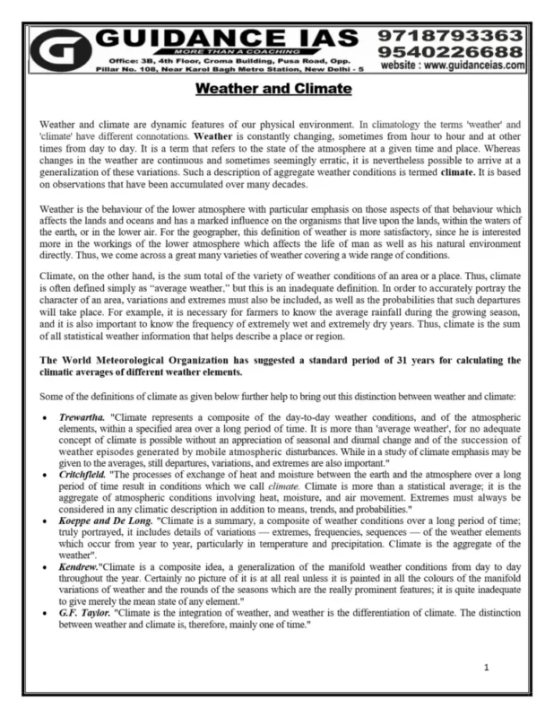 Himanshu Sharma Geography Notes S6