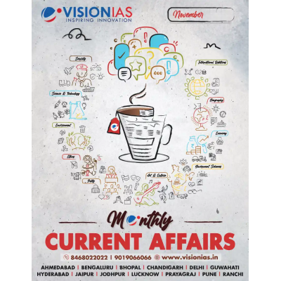 Vision IAS Current Affairs Magazine November 2024  | Latest in English Medium