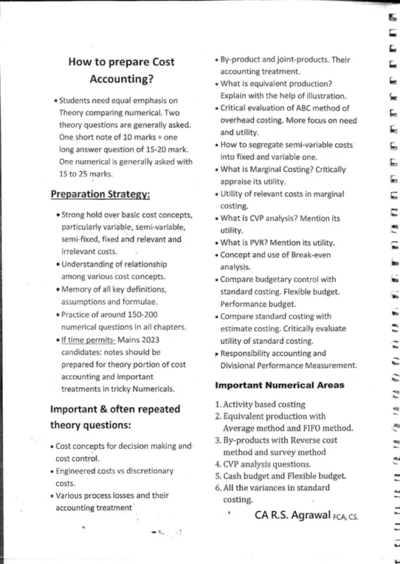 Commerce and Accountancy Optional Notes sample page 2