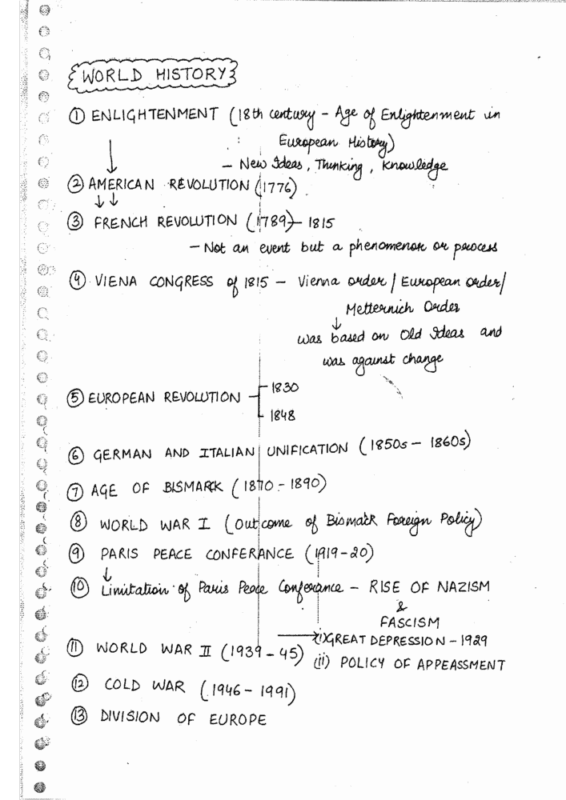 S Baliyan History Handwritten Notes sample page 4