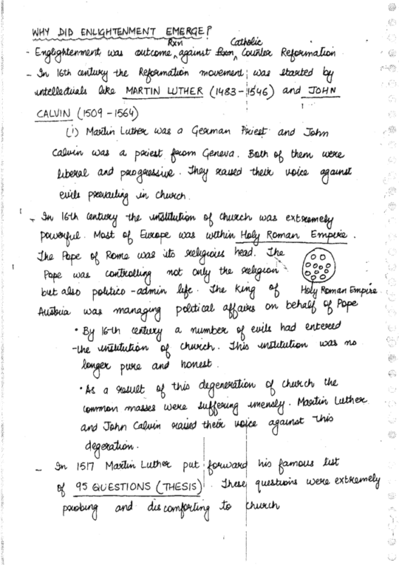 S Baliyan History Handwritten Notes sample page 2
