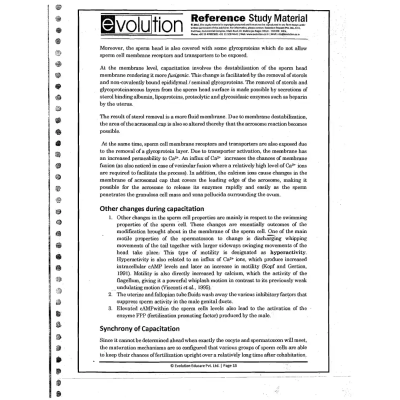 Evolution zoology sample 1