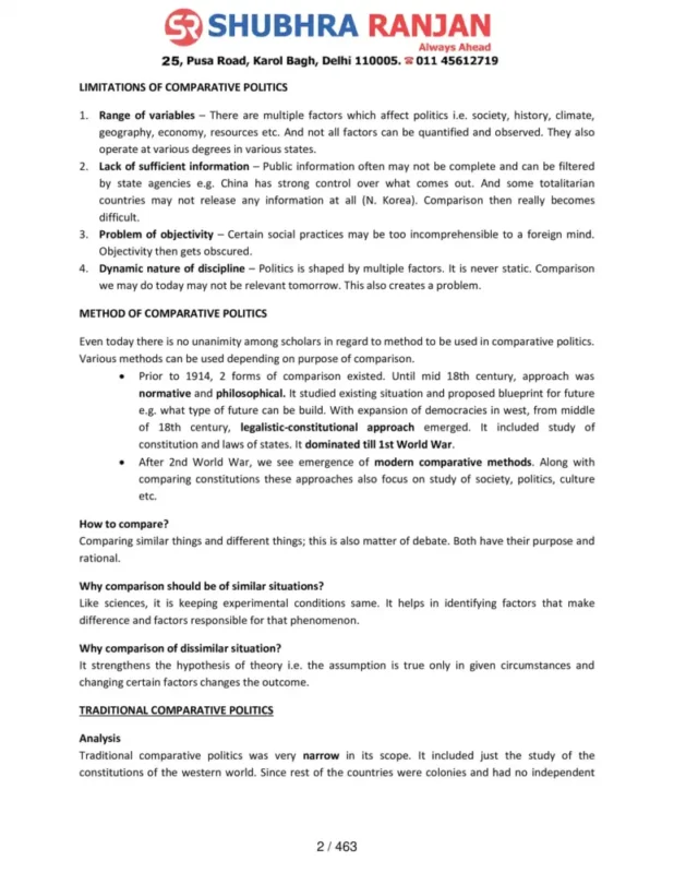 PSIR Notes sample page 6