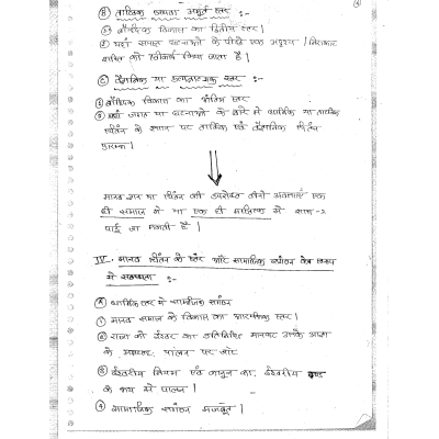SS Pandey Sociology Handwritten Sample 1