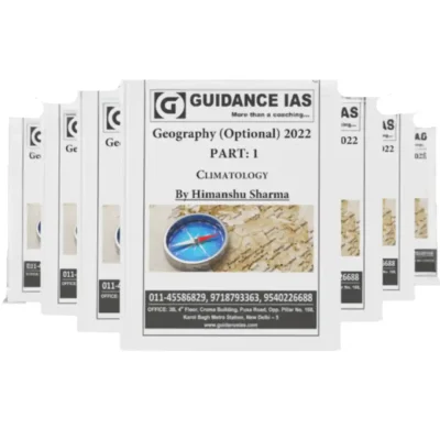 Himanshu Sharma Geography Study Material 2024-2025 | English | Guidance IAS Optional Notes