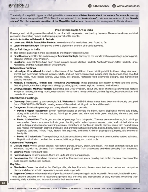 Vision IAS Anthropology Notes sample page 2