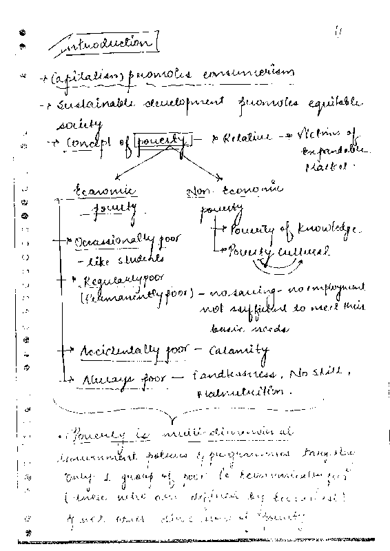 Sociology Handwritten Notes sample page 1