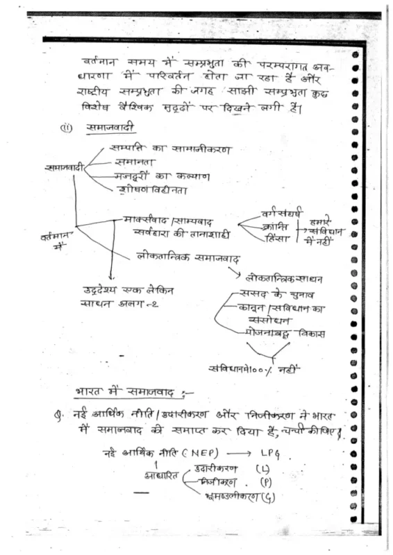 Political Science Notes for UPSC sample page 2