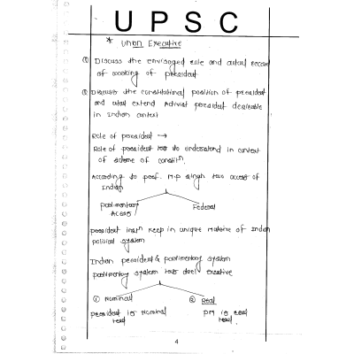 Piyush Chaubey PSIR Handwritten Notes by GS Score for 2025-26 Set of 3 - Image 4