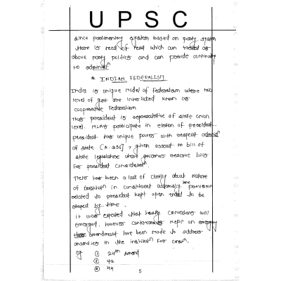 Piyush Mishra PSIR Handwritten Notes S2