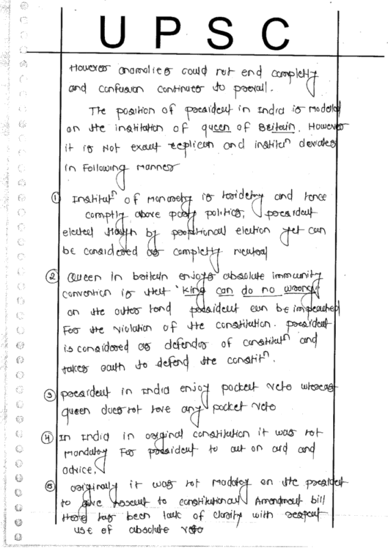 PSIR Handwritten Notes sample page 1