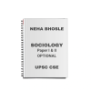 Neha Bhosle Sociology Notes