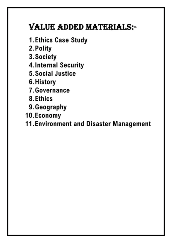 UPSC GS notes booklet sample page 4