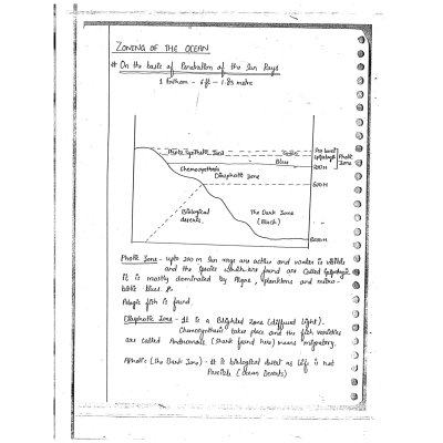 Alok Ranjan Geography Handwritten Notes S5