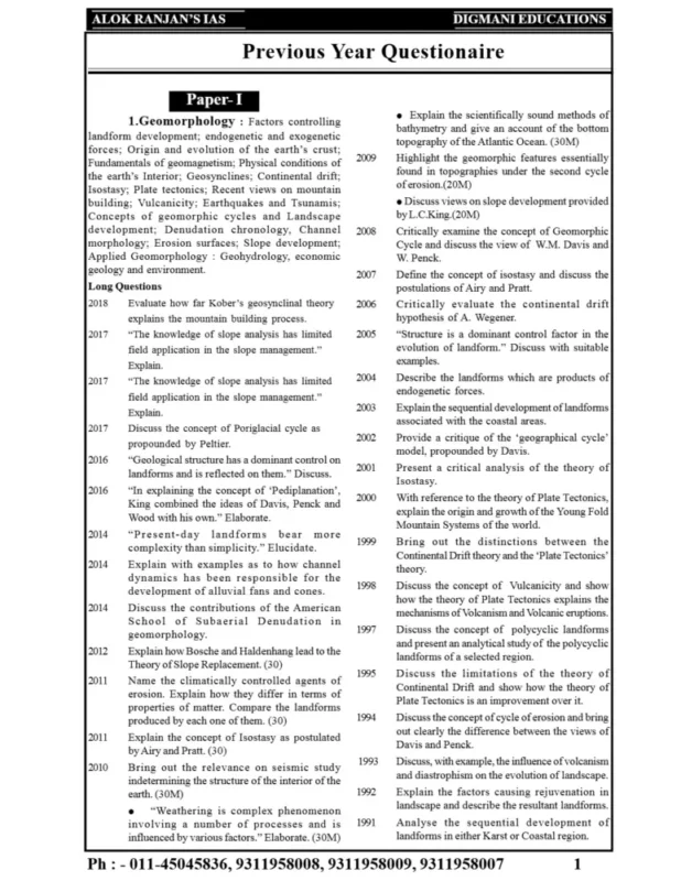 Geography Notes for UPSC sample page 2