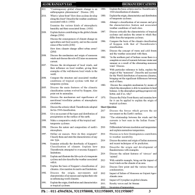 Alok Ranjan Geography Notes S3