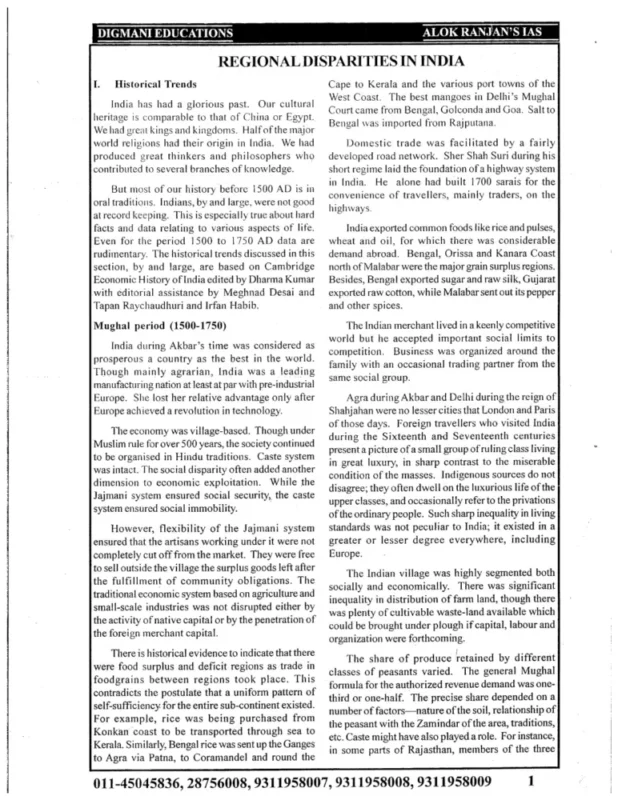 Geography Notes for UPSC sample page 4