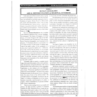 Alok Ranjan Geography Notes S6