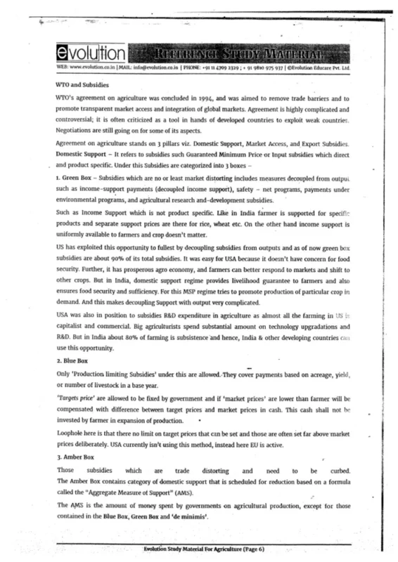 Agriculture Optional Notes sample page 2