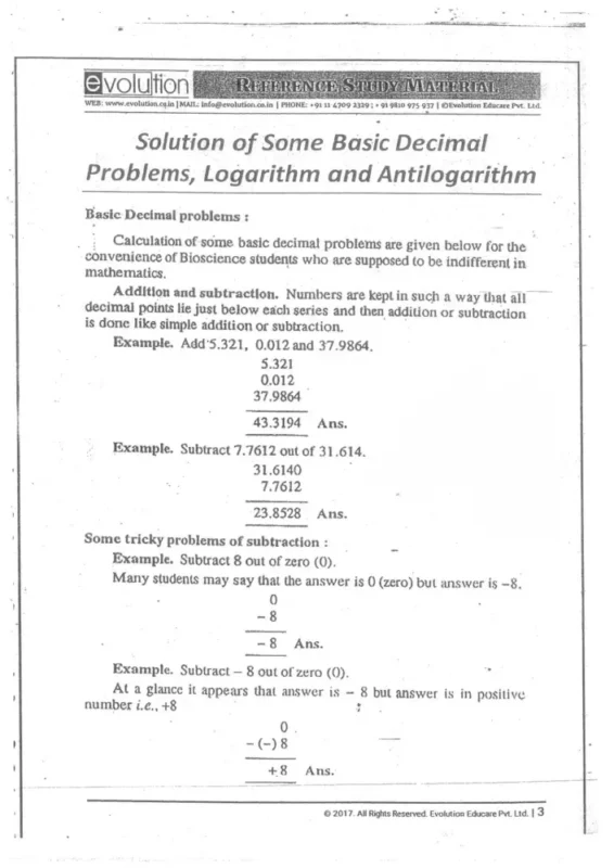 Botany Optional Notes sample page 1