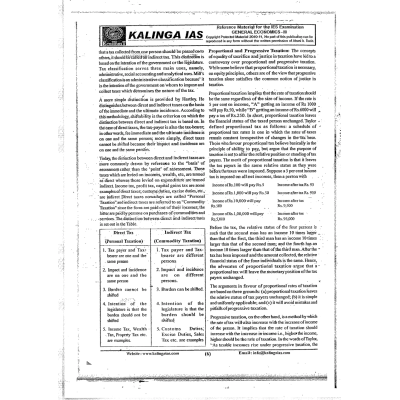 Kalinga IAS Economics Notes S4