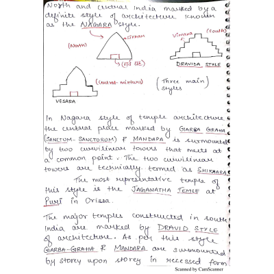 GS Score History Handwritten English Notes Sample 3