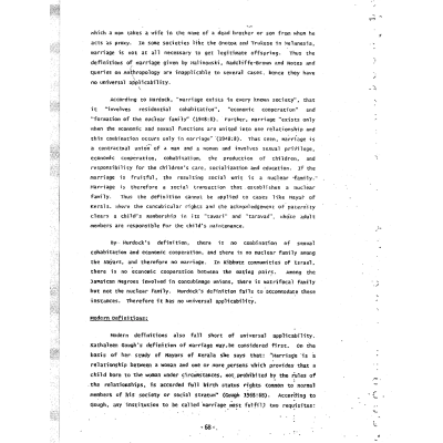 Muniratnam Anthropology Notes S3
