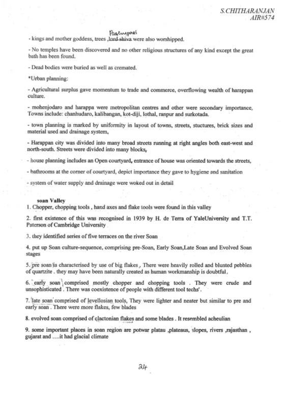 Chitranjan Anthropology Notes sample page 4