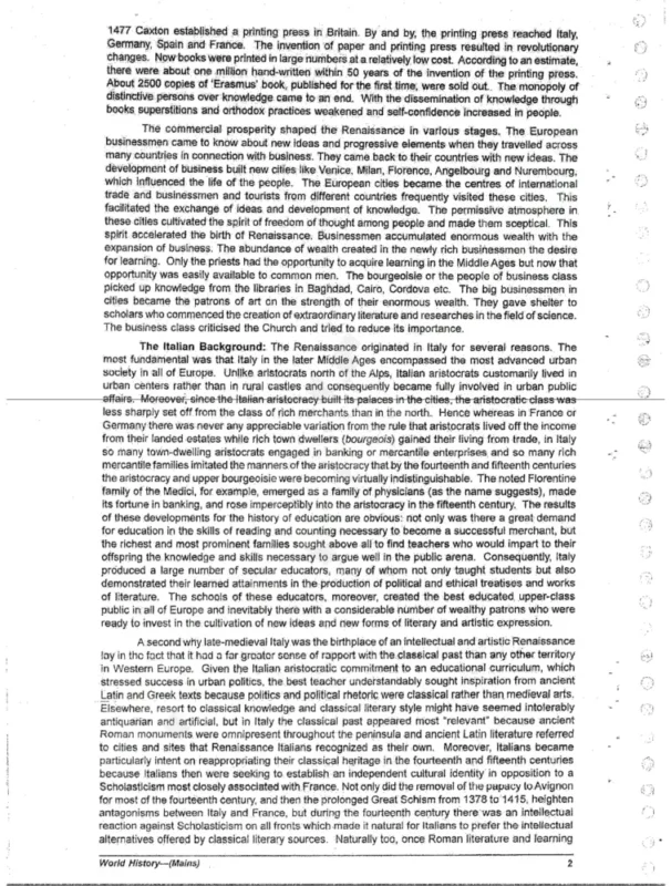 Rau IAS History Notes sample page 1