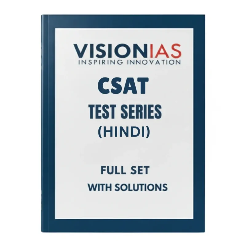 Csat Test Series In Hindi — Vision IAS, 2025-26