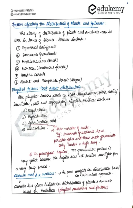 Geography Handwritten Notes sample page 4