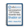 Shabbir Sir Geogrphy Handwritten Optional Notes