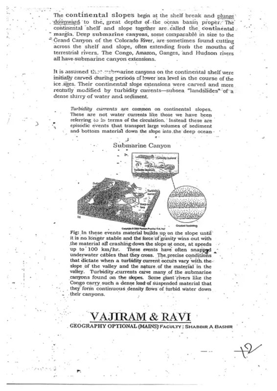 Vajiram Geography Notes sample page 2