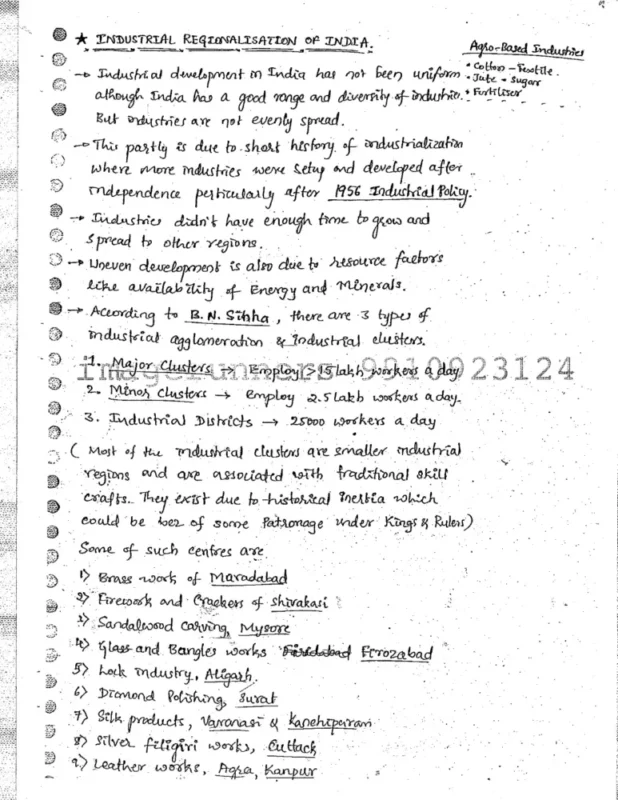 Geography Handwritten Notes for UPSC sample page 2