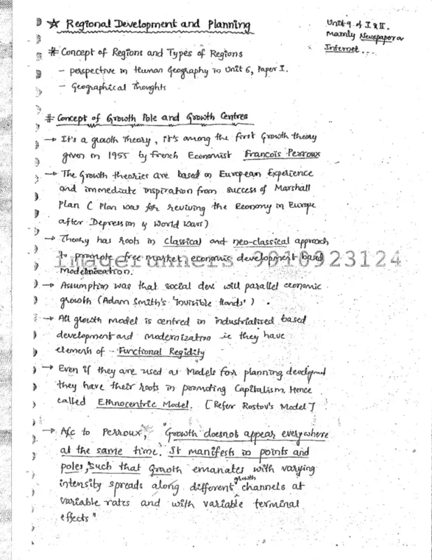 Geography Handwritten Notes for UPSC sample page 4