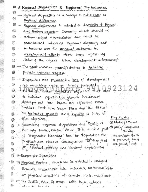 Geography Handwritten Notes for UPSC sample page 5