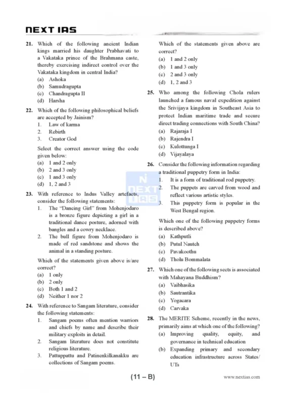 Next IAS Prelims Test Series sample page 4