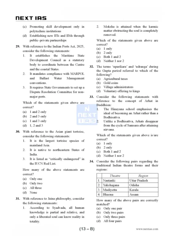 Next IAS Prelims Test Series sample page 5