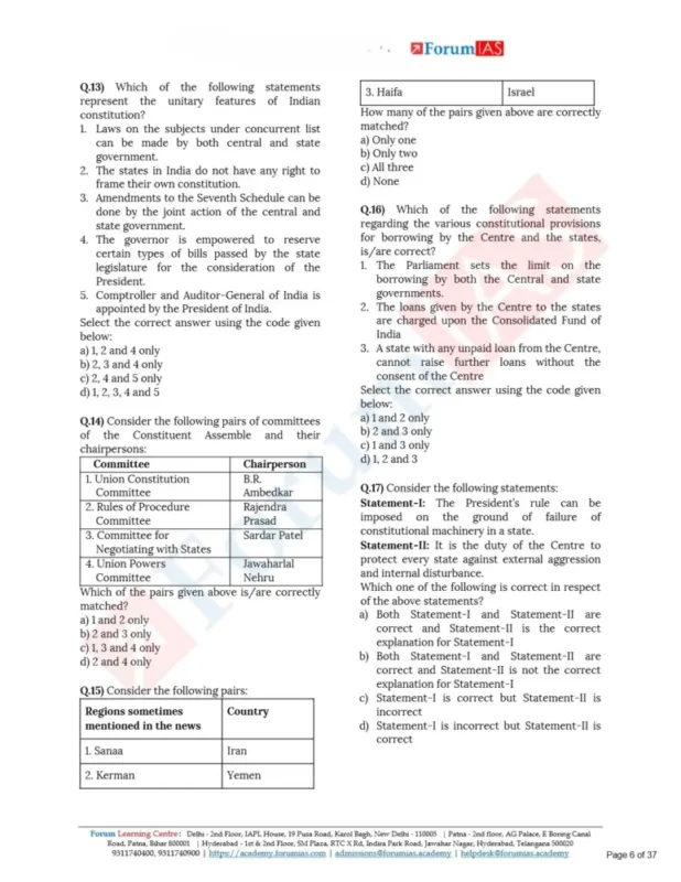 Forum IAS Test Series sample page 3