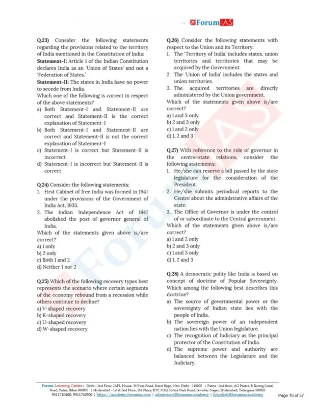 Forum IAS Test Series sample page 5