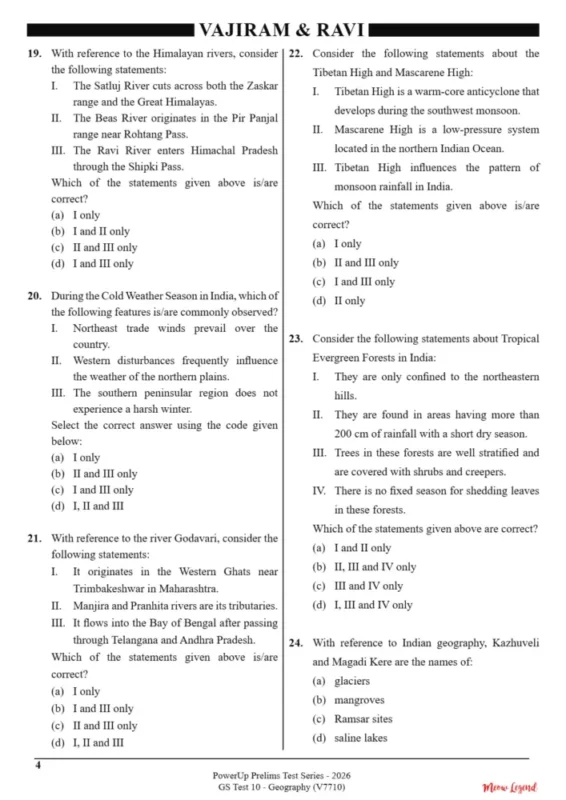 Vajiram Test Series sample page 4