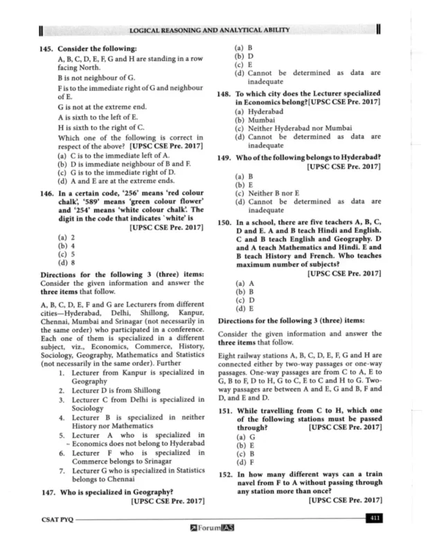 UPSC Prelims PYQ sample page 5