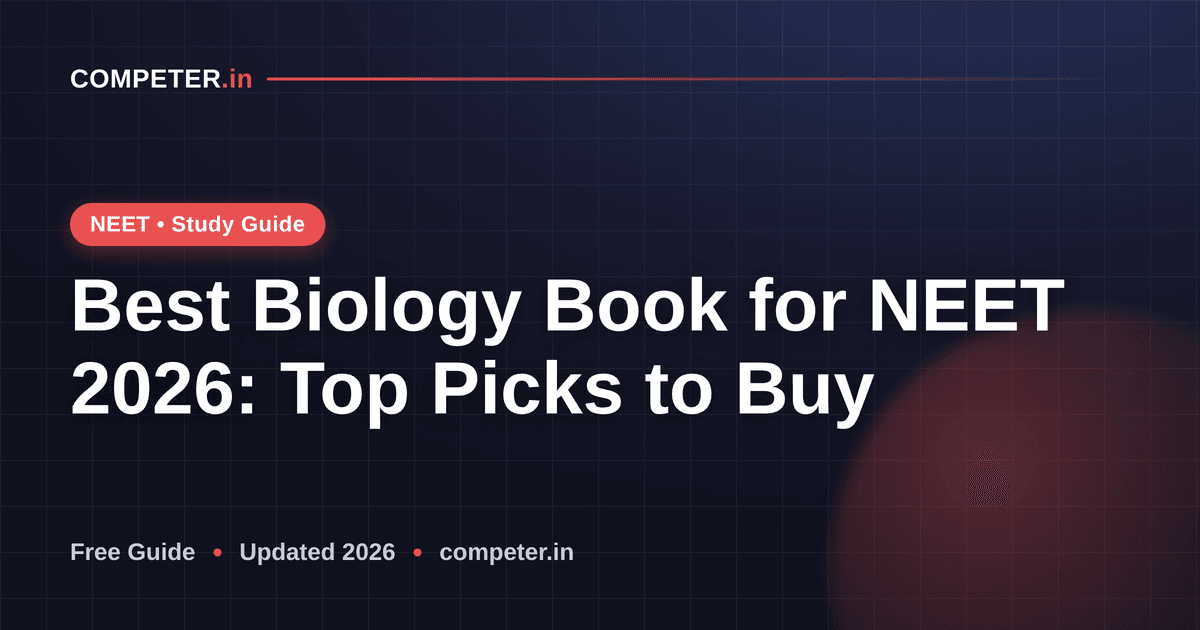 Best Biology Book for NEET 2026: Top Picks to Buy