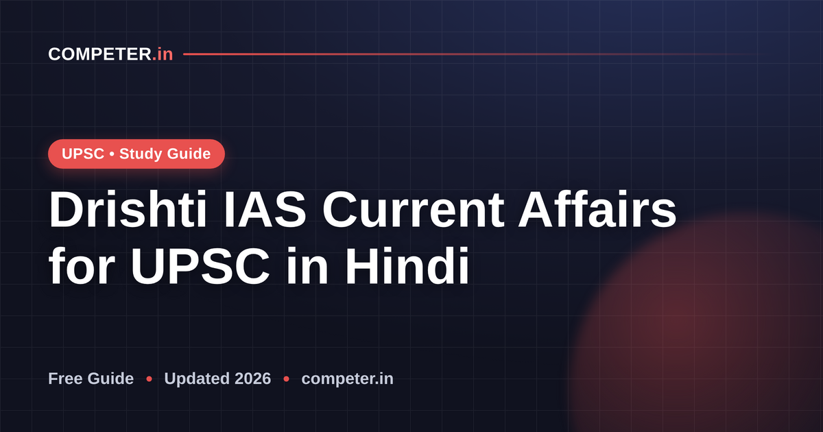 Drishti IAS Current Affairs for UPSC in Hindi